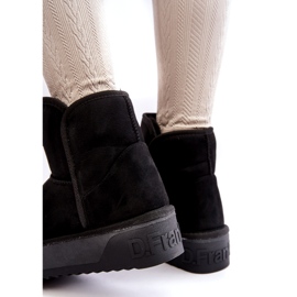 Vegaaninen vedenpitävä naisten lumilaskengät D.Franklinin mustalla alustalla 4