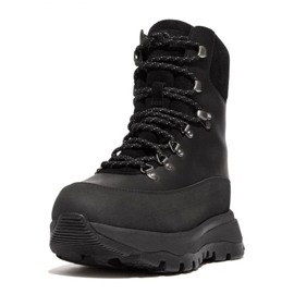 FitFlop Neo-D-Hyker vedenpitävä kangas/mokka kävelykengät W GP3-090 musta 5