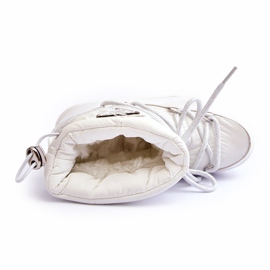 MSMG Lasten eristetyt nauhalliset lumisaappaat White Colina valkoinen 2