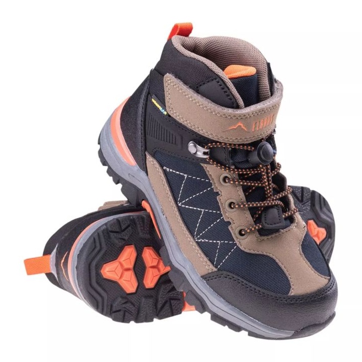 Elbrus Alven Mid Wp Jr kengät 92800442273 ruskea 1
