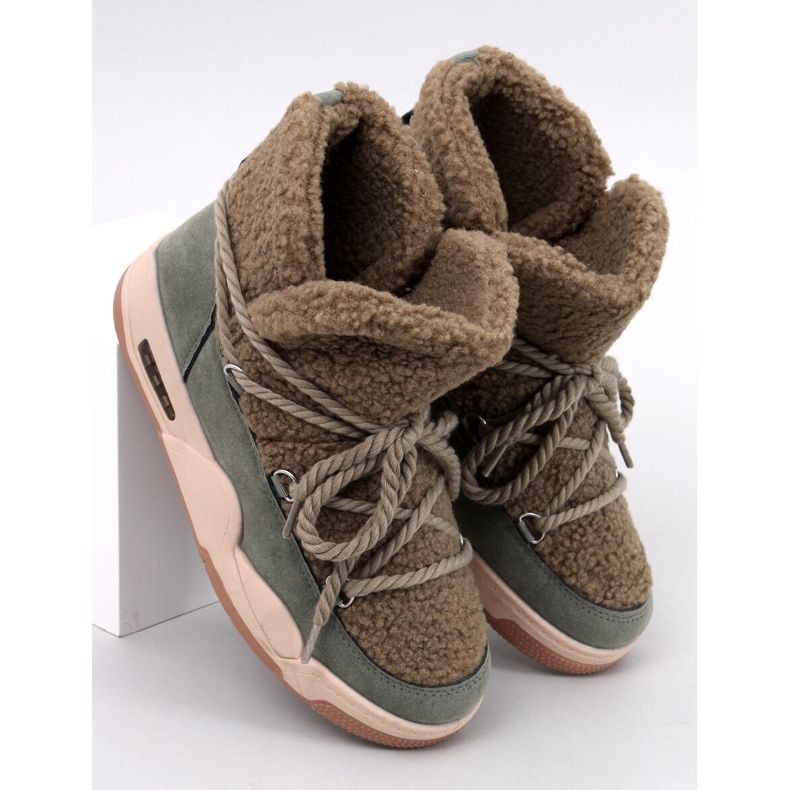 Remal Green -eristetyt lumisaappaat vihreä 1