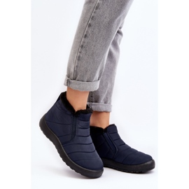 Enmore eristetyt matalat naisten lumisaappaat laivastonsiniset sininen 2