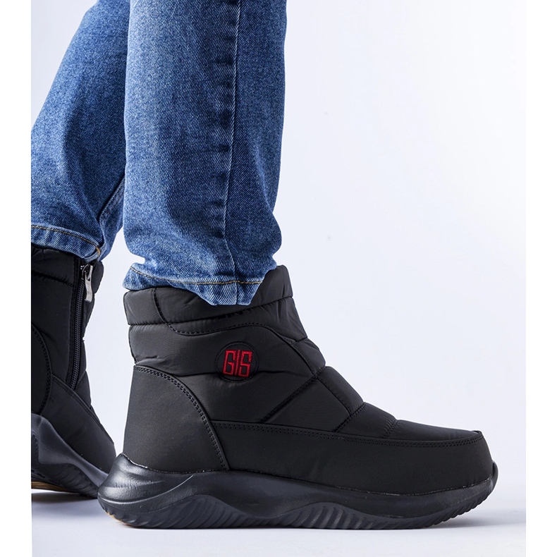 Mustat Chesnut lyhyet eristetyt lumisaappaat 1