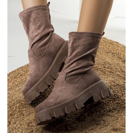 Makaylan ruskeat naisten saappaat 1