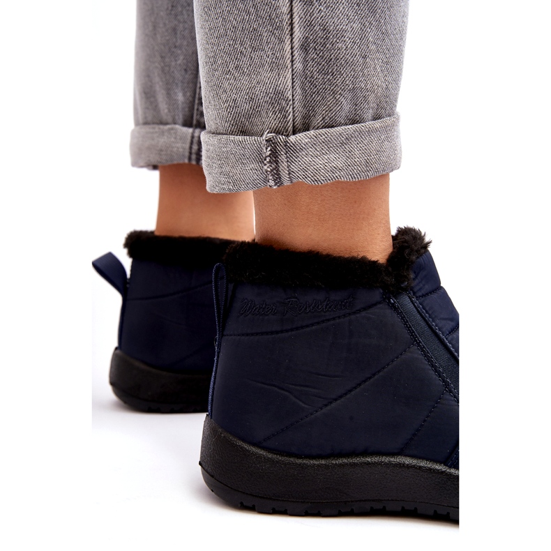 News Naisten merivoimien siniset lumilaa saappaat sininen 2