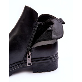 Naisten saappaat ekosilan eristetty musta 4