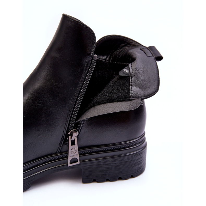 Naisten saappaat ekosilan eristetty musta 4