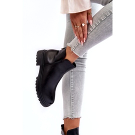 Naisten saappaat ekosilan eristetty musta 2