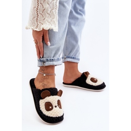 Lämpimät naisten tossut, musta Priseth 2