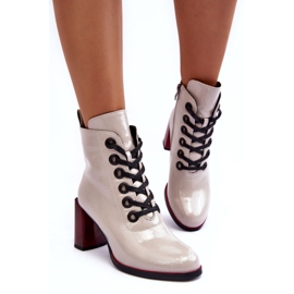 Patenttinauhalliset nilkkurit S.Barski MR870-15 vaaleanharmaa 4