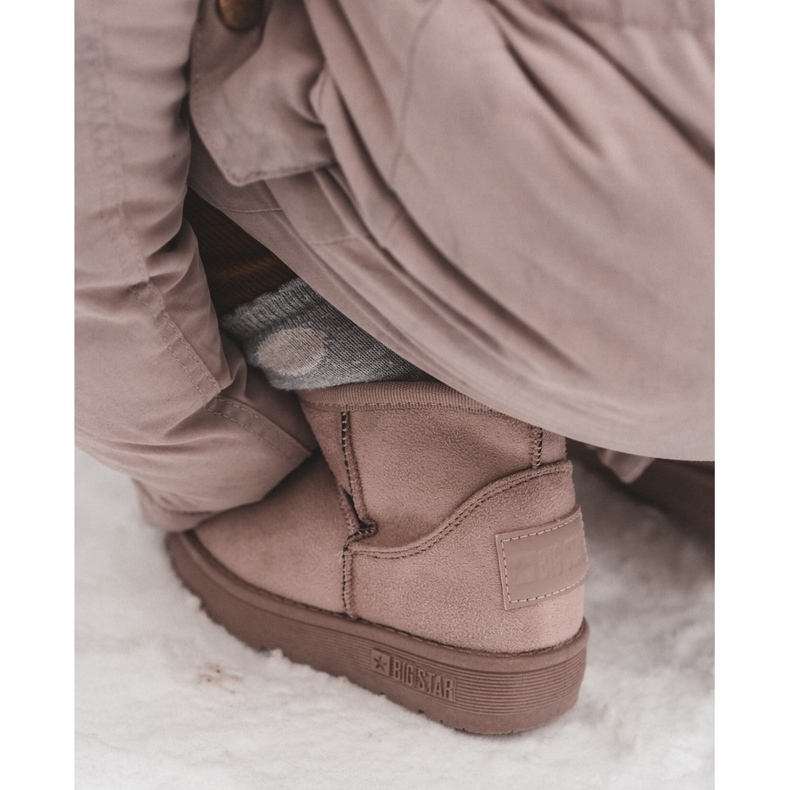 Lasten eristetyt lumisaappaat vetoketjulla Pinkki Big Star MM374101 vaaleanpunainen 1