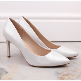 Sergio Leone W SK428A hopeanväriset korkokengät 1