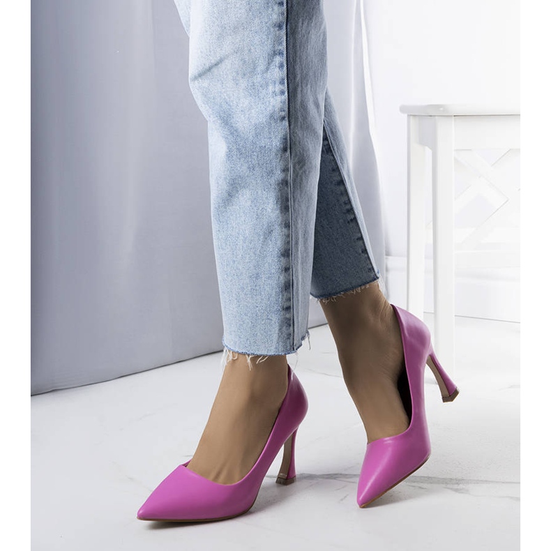 BM Draken vaaleanpunaiset tiimalasikorkopumput vaaleanpunainen 1