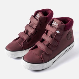 Maroon lenkkarit Lee Cooper LCJ-21-31-0614K punainen 1