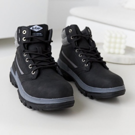 Mustat Lee Cooper LCJ-22-01-1374L korkeat saappaat 1