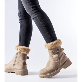 Ruskeat lämpöeristetyt turkissaappaat merkiltä Odetta 1