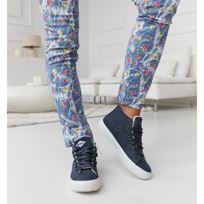 Tummansiniset lenkkarit Lee Cooper LCJL-20-31-12 sininen 1