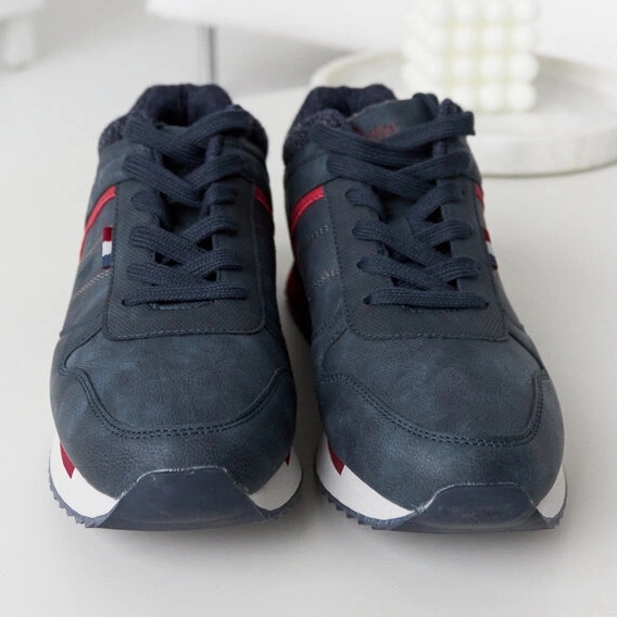 Tummansiniset lenkkarit Lee Cooper LCJ-21-29-0642M sininen 1