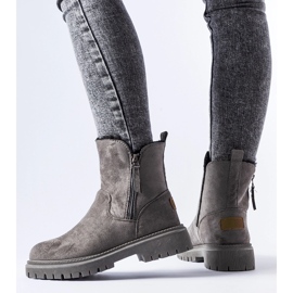 Harmaat eristetyt klassiset Tesoriero-nilkkurit 1