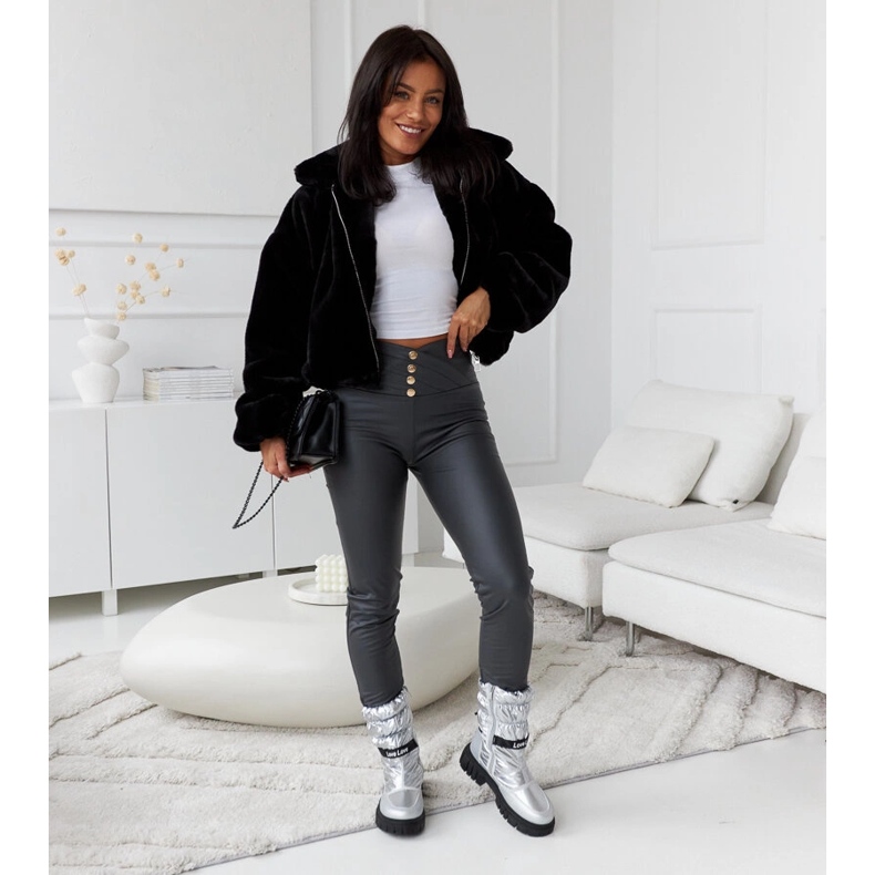 Pulliam hopeaeristetyt naisten lumisaappaat 1