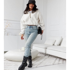 Pulliam mustat eristetyt naisten lumisaappaat 1