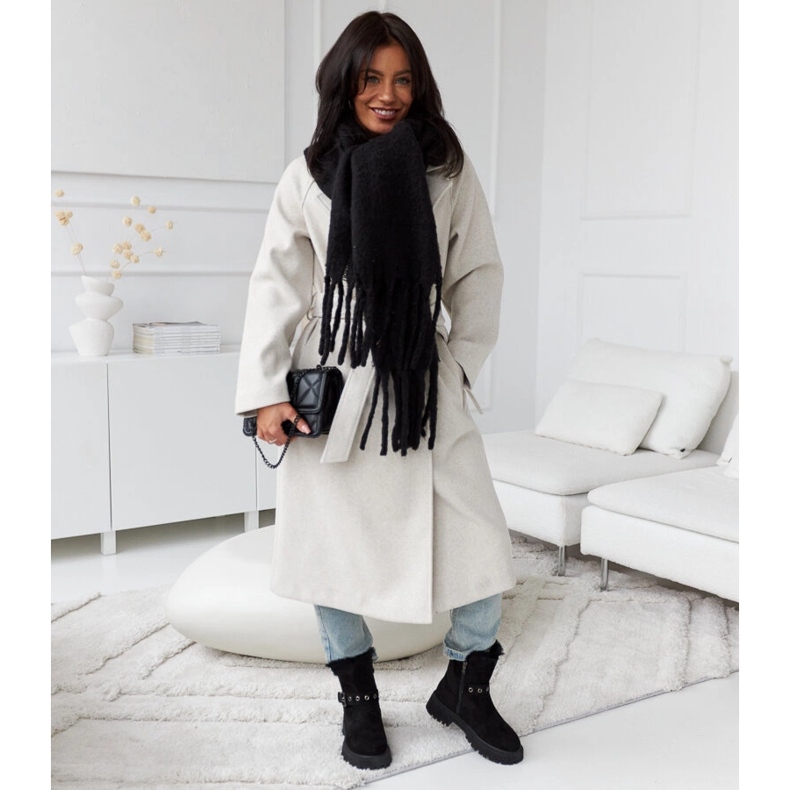 Mustat eristetyt Arturo eco-mokkanahkasaappaat 1