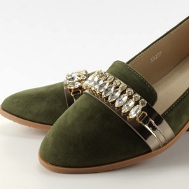 Elegantteja lordeja kuutiosirkoniumoksidilla JH20P Green vihreä 1