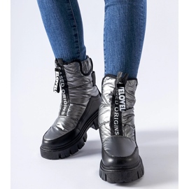 Grafiittia ja mustaa eristetyt Moorhead-lumisaappaat harmaa 1