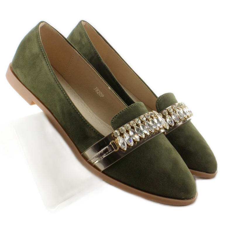 Elegantteja lordeja kuutiosirkoniumoksidilla JH20P Green vihreä 2