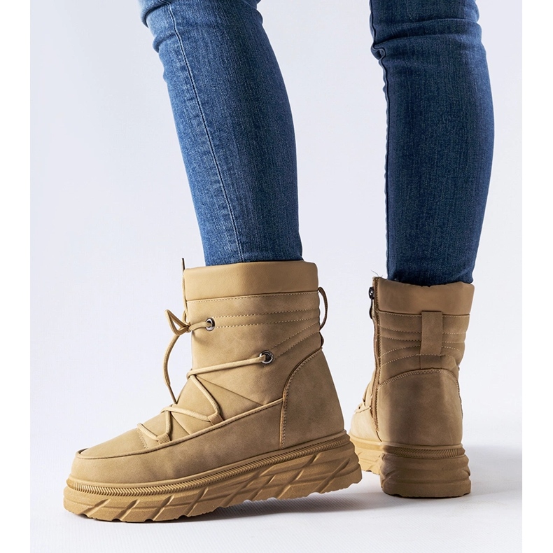 Beiget matta eristetyt Jamison lumisaappaat 1