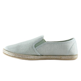 Slip-on espadrillit glamour JX16 Green vihreä 1