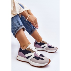 Naisten urheilukengät Purppura Chloette violetti 1