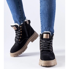 Stevensin mustat työntekijöiden saappaat kevyellä eristeellä 1