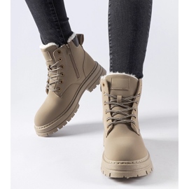 Stevensin beige-eristetyt työsaappaat 1