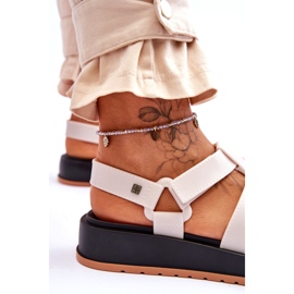 ZAXY naisten vegaaniset tarranauhasandaalit JJ285015 vaalea beige 3