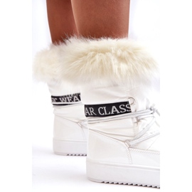 Seastar Naisten nauhalliset lumisaappaat, valkoiset valkoinen 2