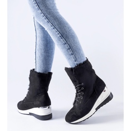 Mustat eristetyt Wesley wedge -lenkkarit 1