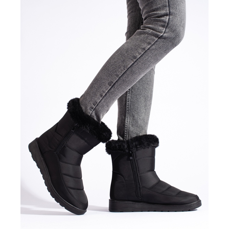 W. Potocki Potockin mustat naisten lumisaappaat 1