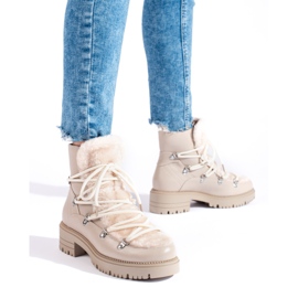 W. Potocki Beiget naisten lumisaappaat turkisella Potocki 1