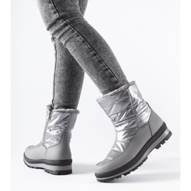 Tylertown hopeanväriset turkisvuoratut lumisaappaat 1