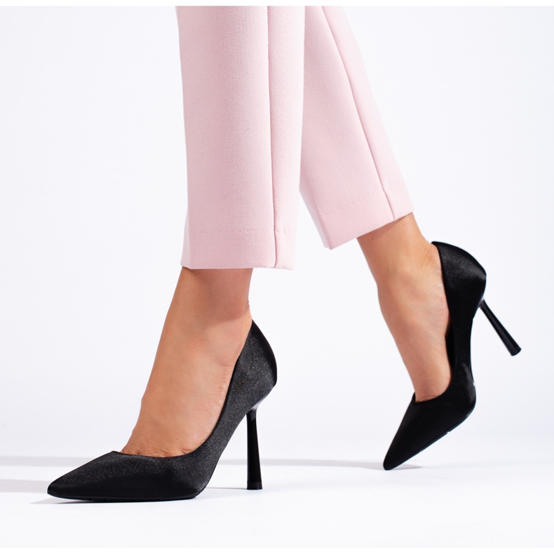 Naisten korkokengät Vinceza musta 2