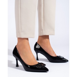 Vinceza naisten pumput mustalla koristeella 2