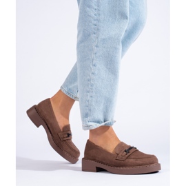 W. Potocki Potocki naisten housut ruskealla alustalla 2