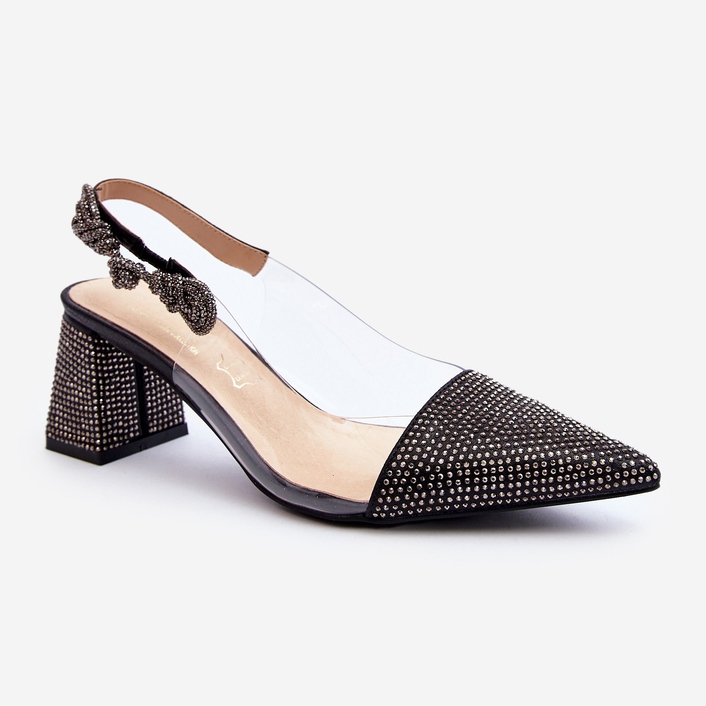 Tyylikkäät teräväkärkiset pumput D&amp;A MR91292-1 musta 2