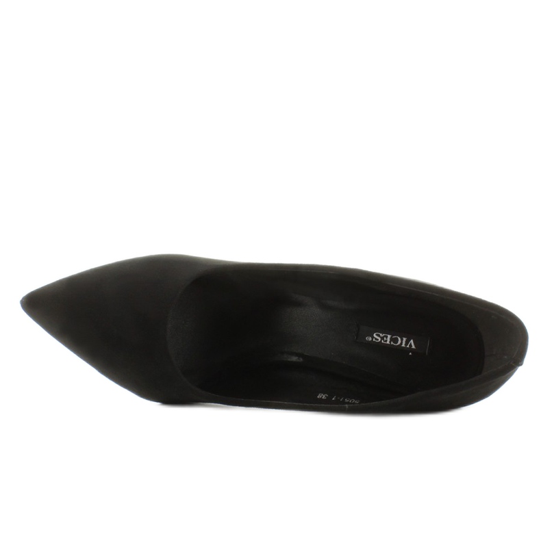 Tyylikkäät pumput alkuperäisillä koroilla musta 2