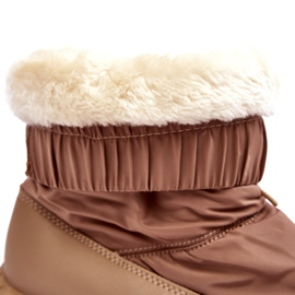 Seastar Beiget naisten lumikengät paksulla pohjalla 2