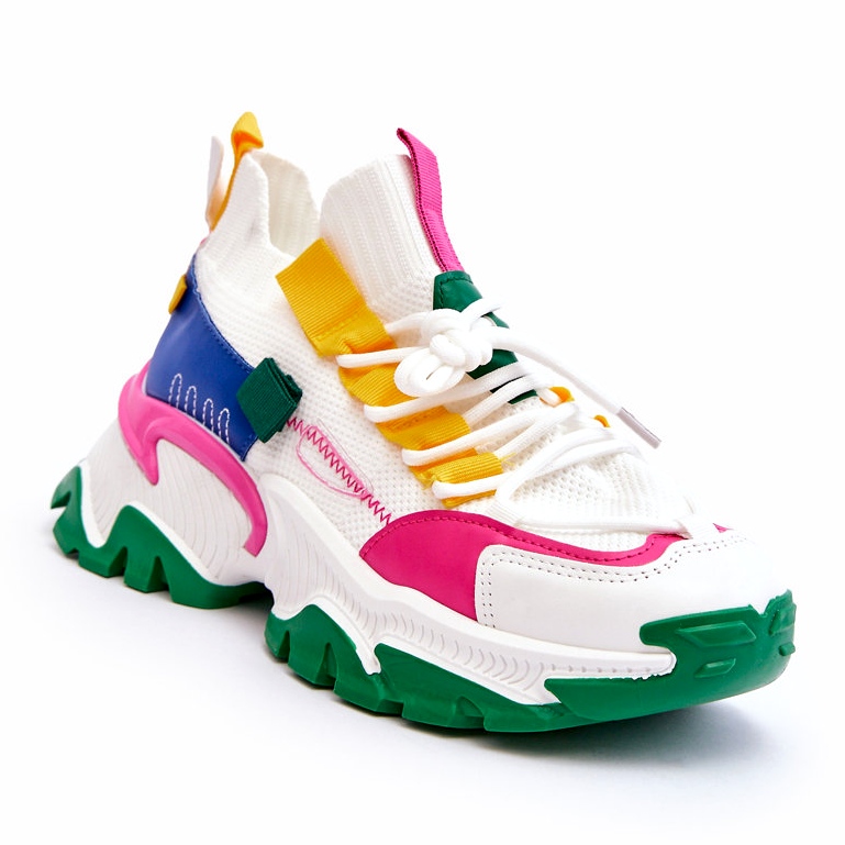 Seastar Naisten Slip-On-lenkkarit, valkoinen ja vihreä 1