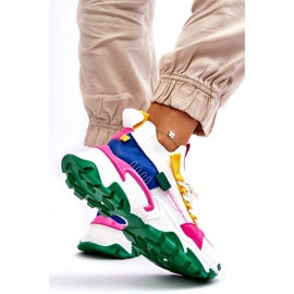 Seastar Naisten Slip-On-lenkkarit, valkoinen ja vihreä 3