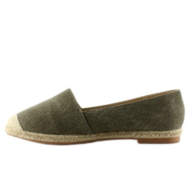 Espadrillit pellavakärkisillä JH23P Vihreä 1