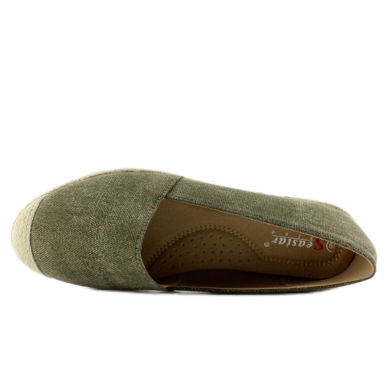 Espadrillit pellavakärkisillä JH23P Vihreä 2